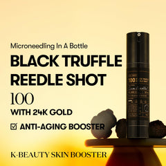 VT COSMETICS Black Truffle Reedle Shot application demonstrates precise micro-needling