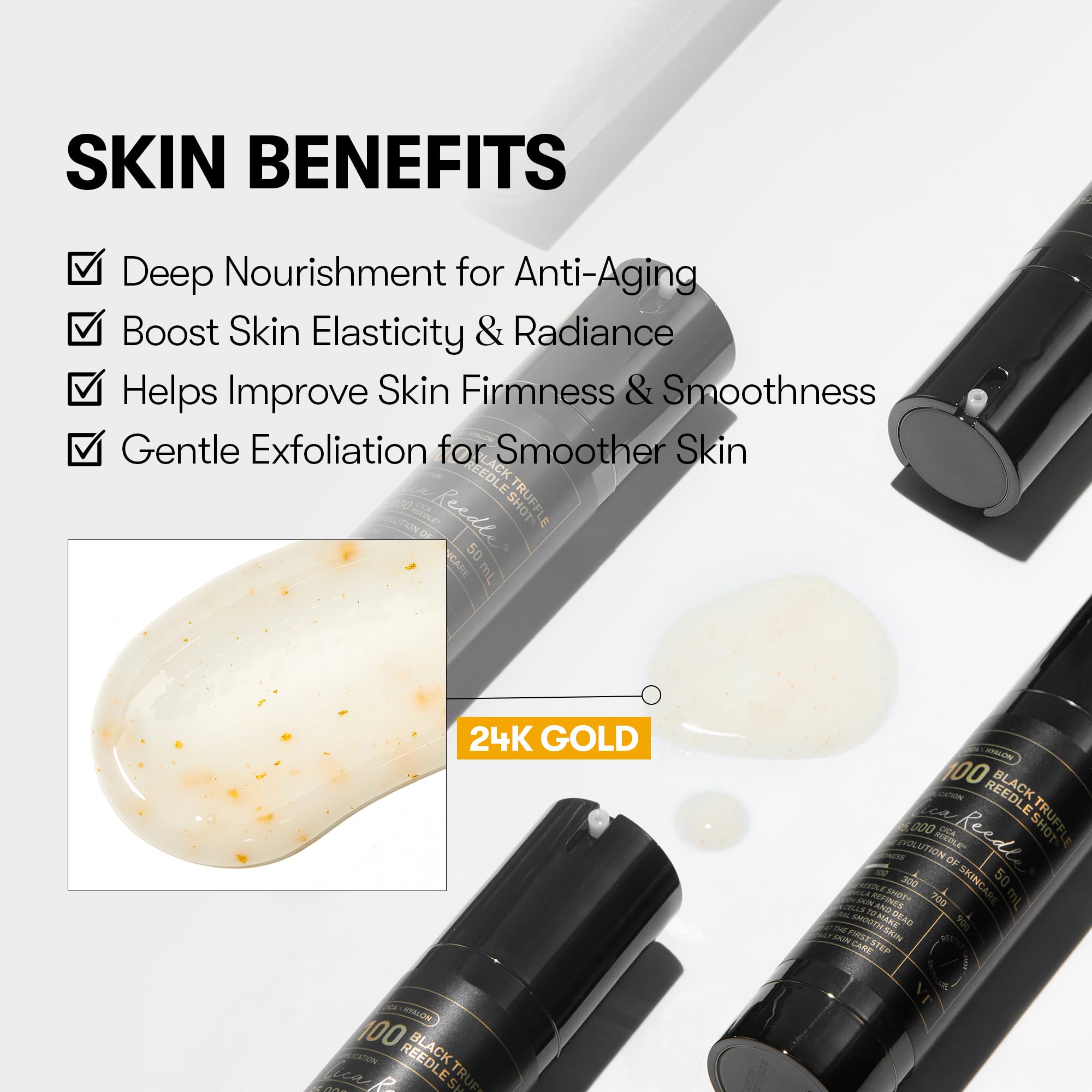 VT COSMETICS Black Truffle Reedle Shot microneedling action may boost absorption