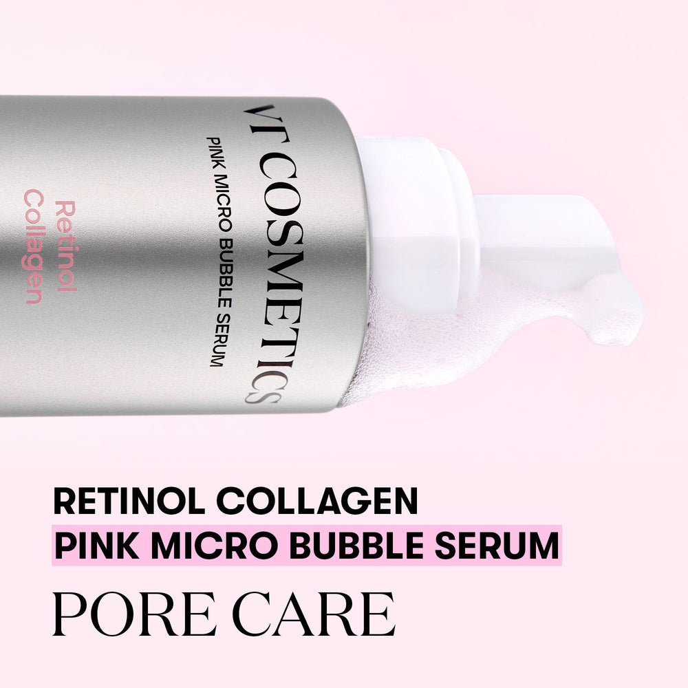 VT COSMETICS Bubble Serum pump dispensing for easy, mess-free skincare routine