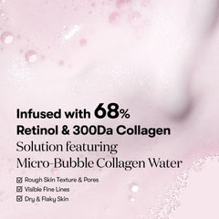 VT COSMETICS Bubble Serum closeup reveals light bubbly texture for gentle application