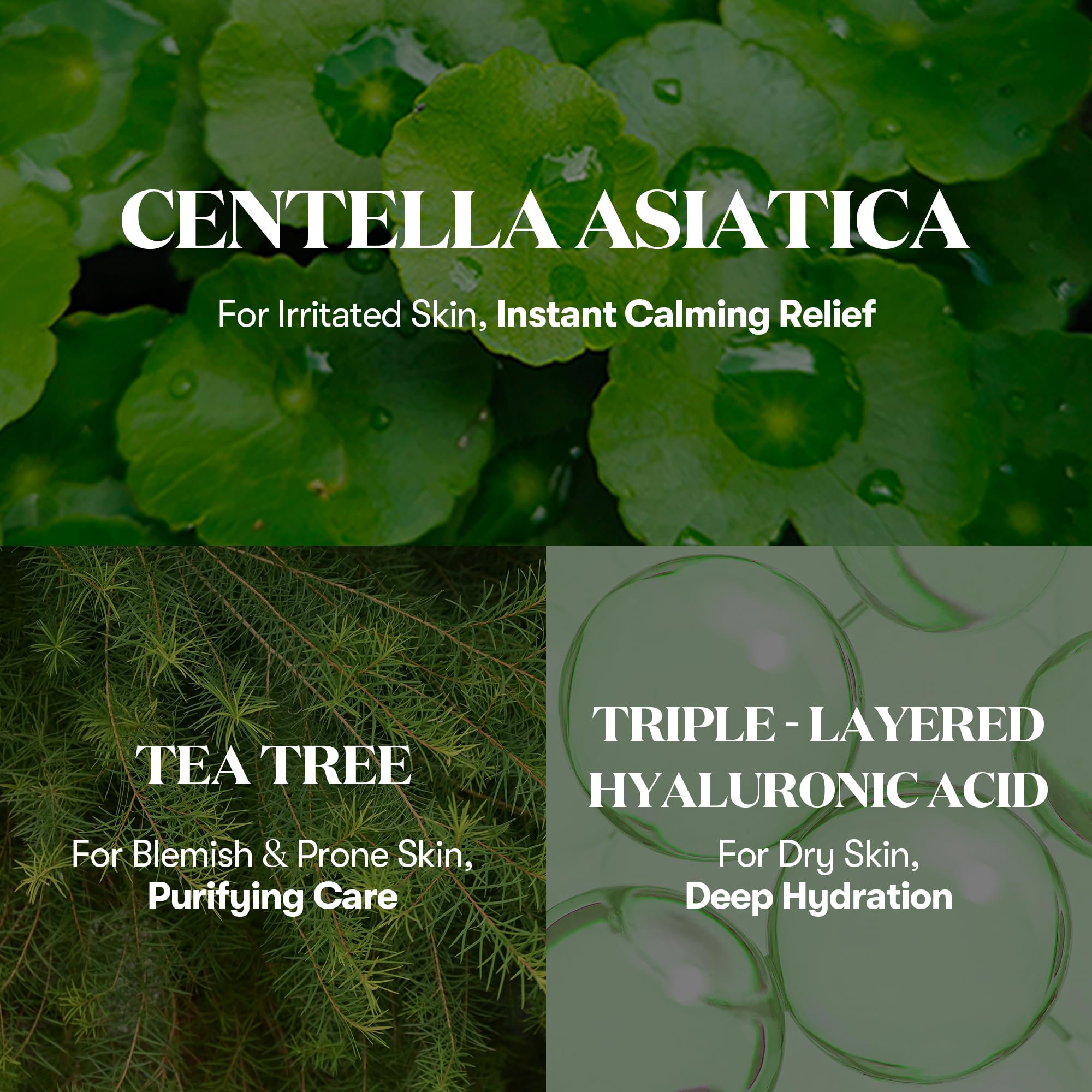 VT COSMETICS Cica Cream Plus centella and tea tree ingredients highlight soothing properties