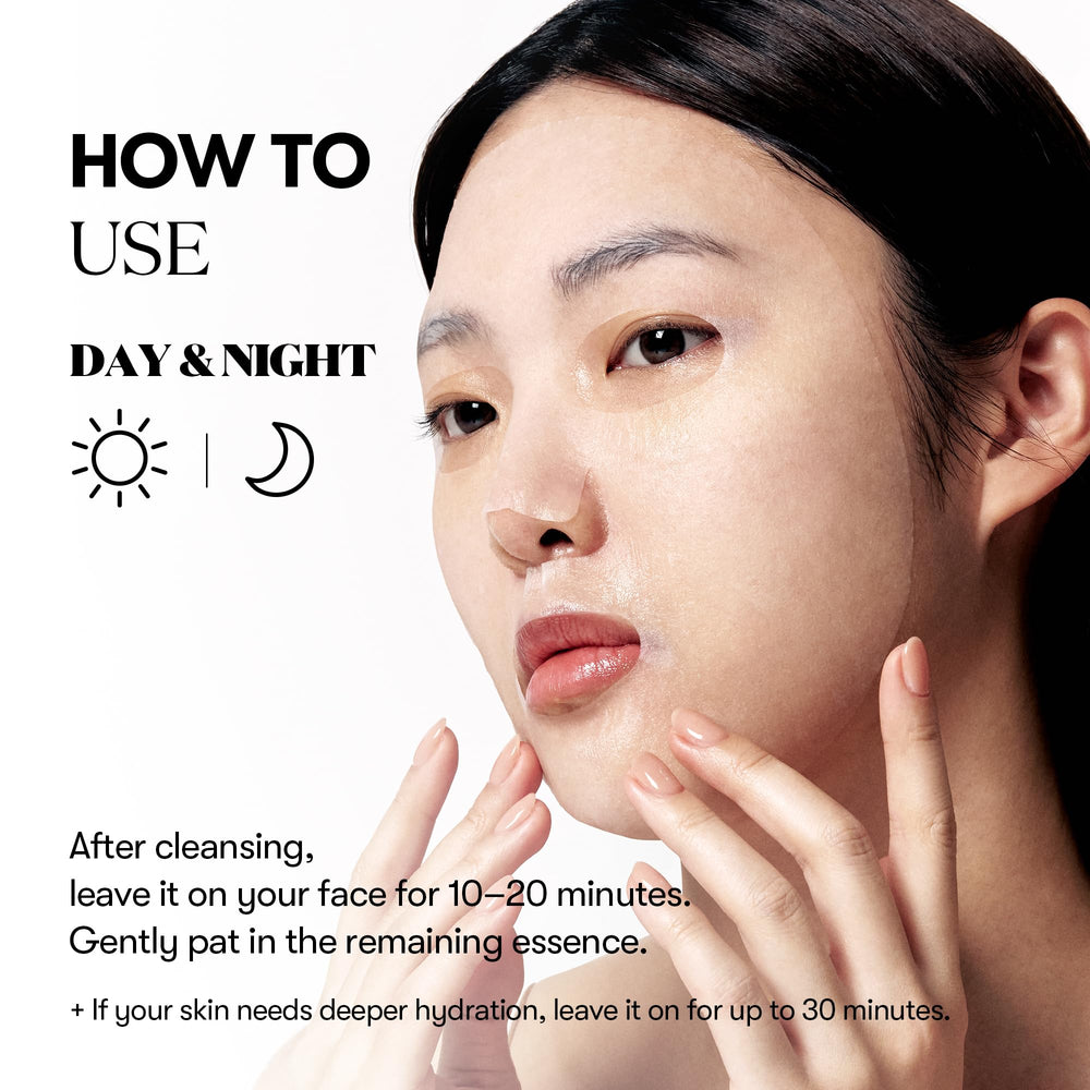 VT COSMETICS Cica-Exosome Moisture Mask being applied on skin for dewy hydration.