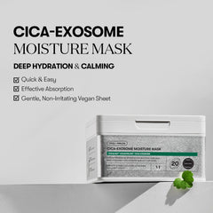 VT COSMETICS Cica-Exosome Moisture Mask sheet ready for at-home hydration.