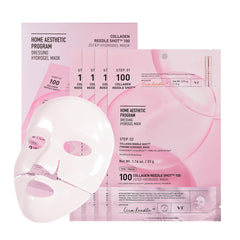 VT COSMETICS Collagen Reedle Shot packaging highlights premium hydrogel mask presentation for at-home skincare.