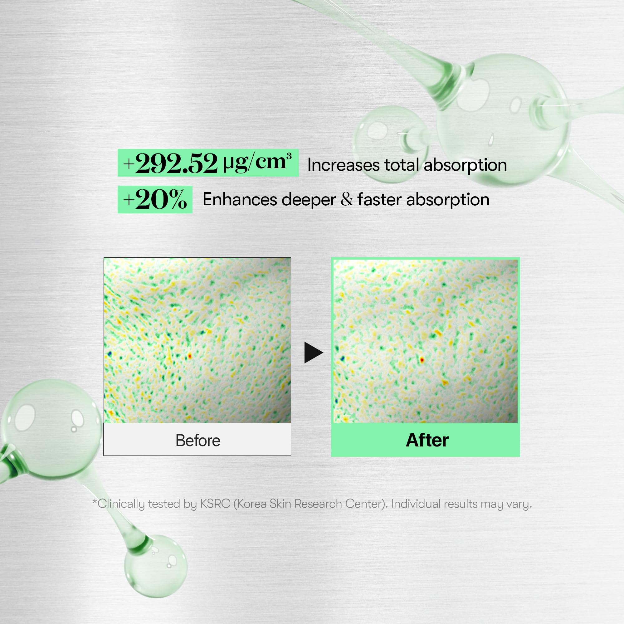 VT COSMETICS Microneedling action close-up preview for enhanced serum uptake