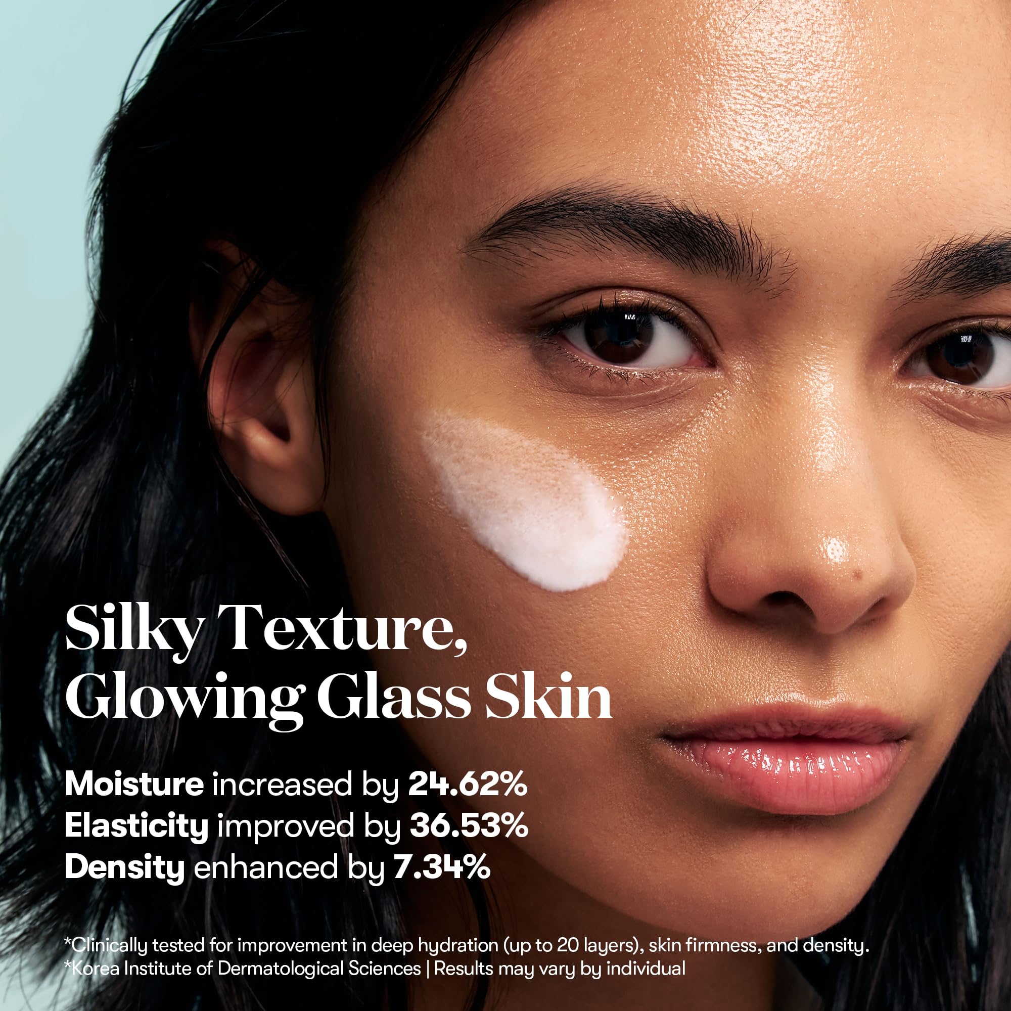 VT COSMETICS PDRN 100 Essence application on hand shows quick absorption.