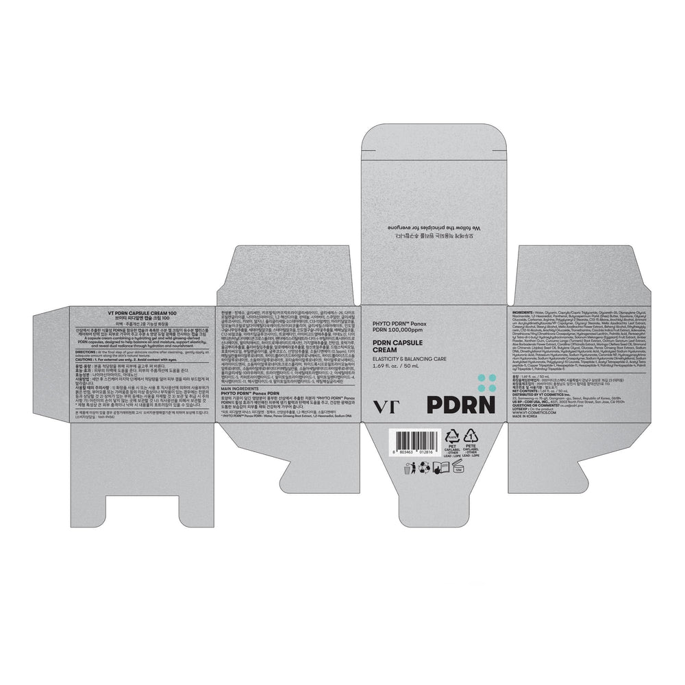 VT COSMETICS PDRN Capsule Cream daily routine shot suggesting seamless integration