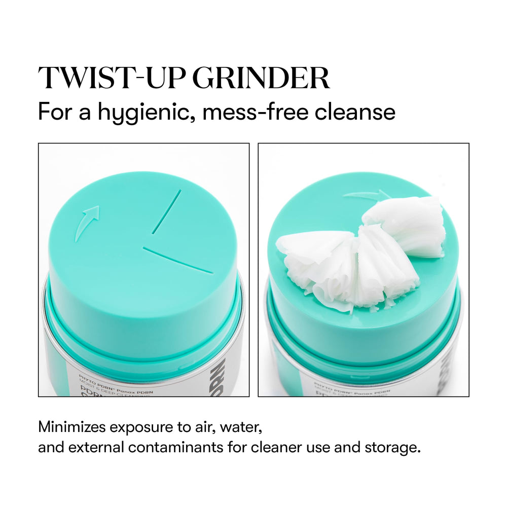 VT COSMETICS PDRN Grinding Cleansing Balm shows vegan PDRN and botanical oils for nourishment