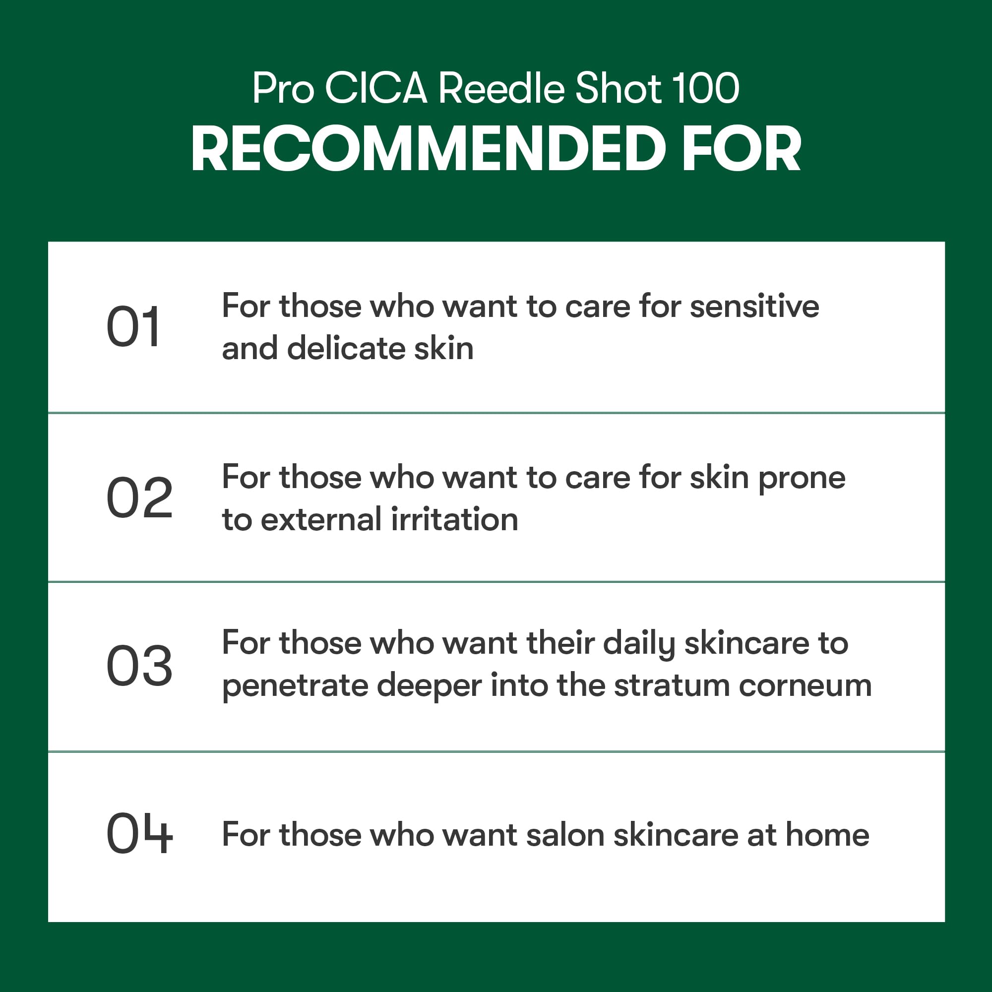 VT COSMETICS Pro Cica Reedle Shot in skincare routine setup for texture refinement