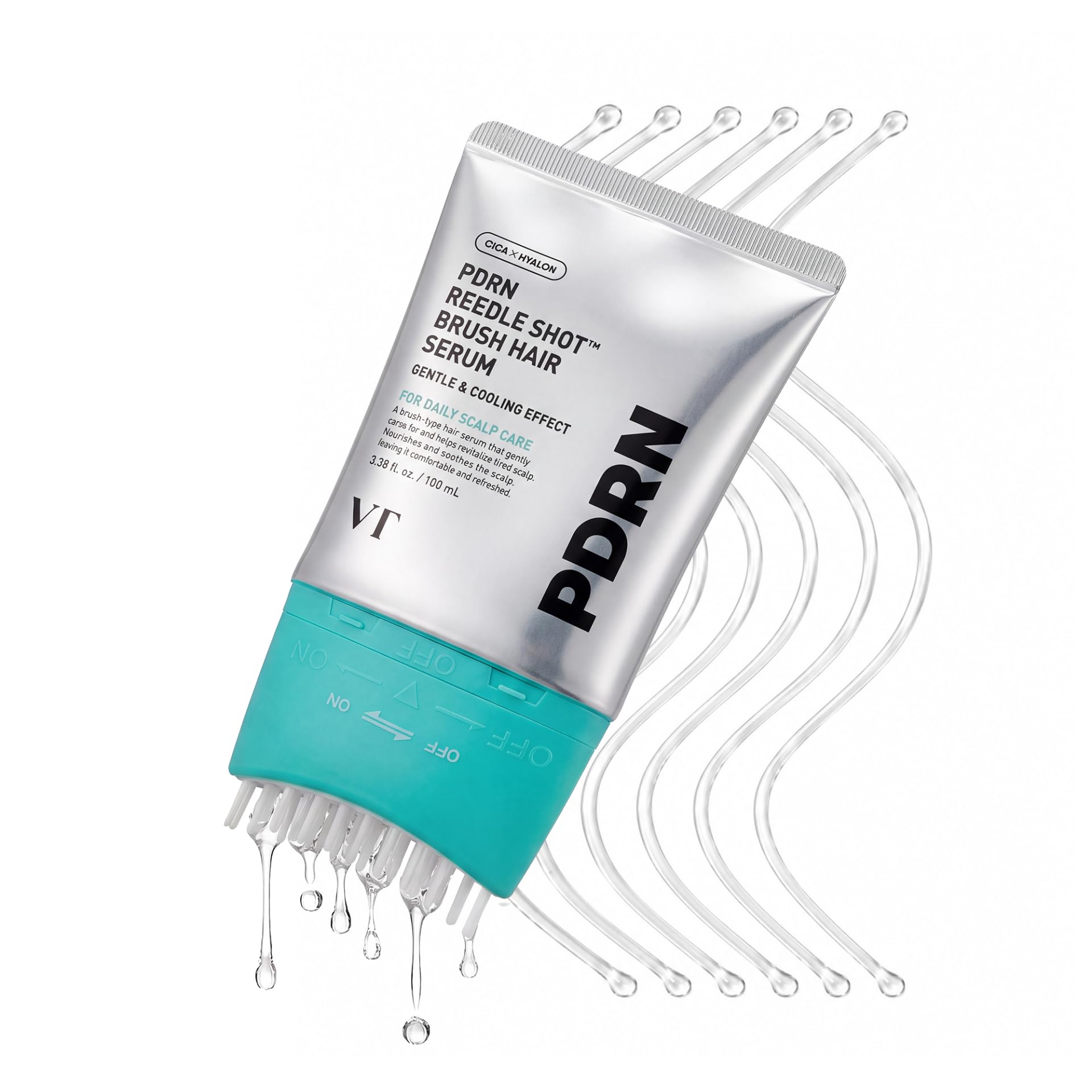 VT COSMETICS front packaging showing 100 ml bottle and cooling serum benefits