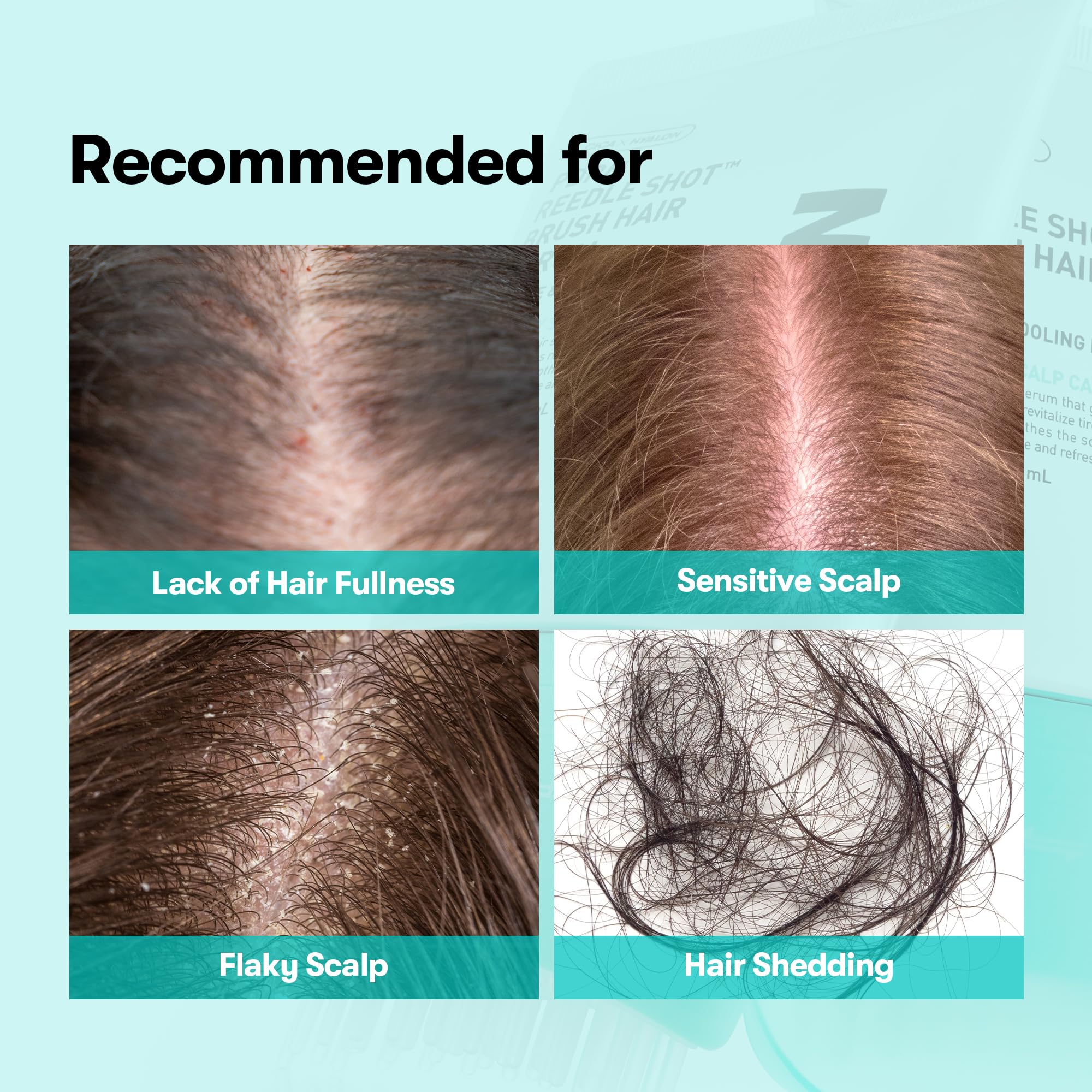 VT COSMETICS serum texture pouring from brush tip showing lightweight, fast-absorbing formula