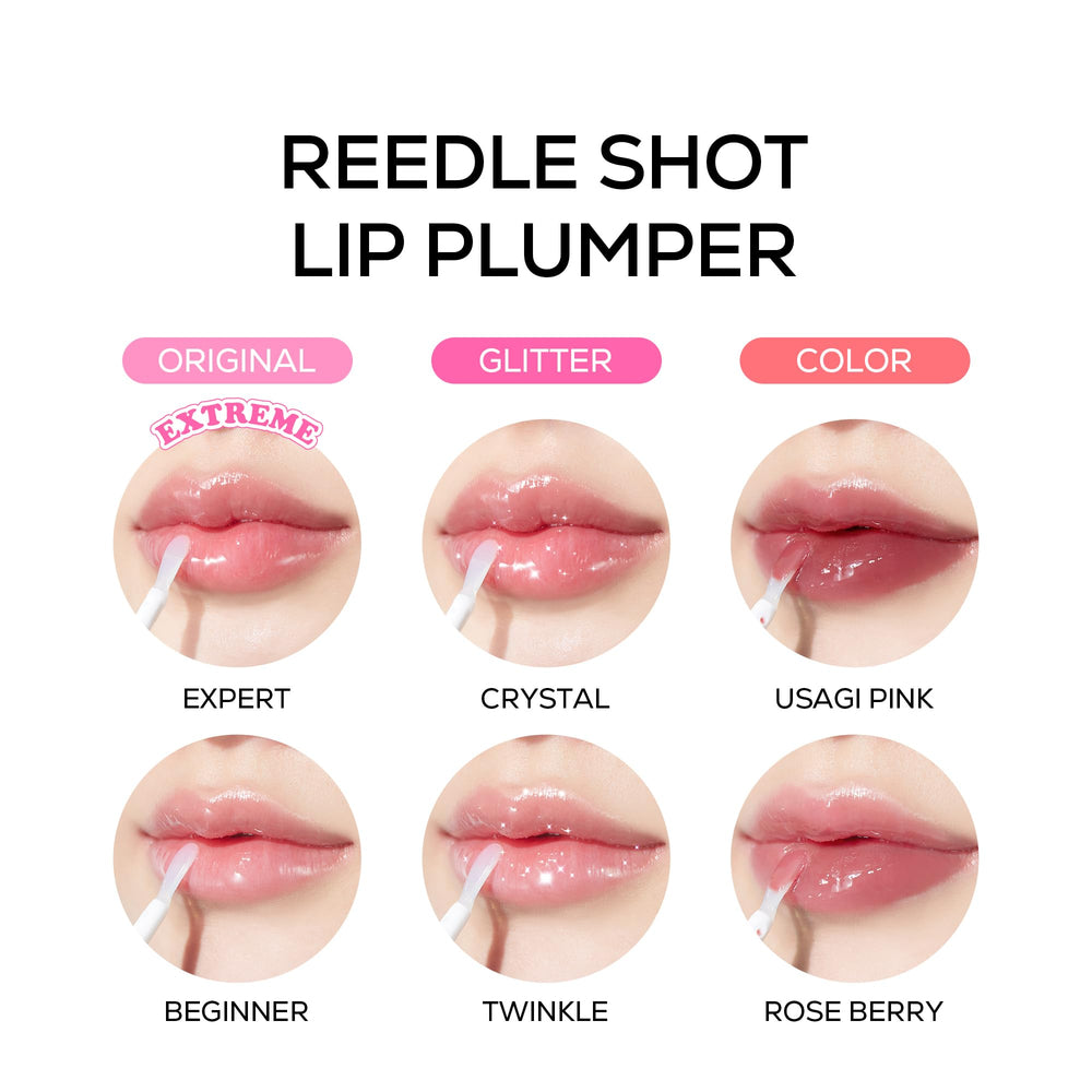 VT COSMETICS Reedle Shot hyaluronic acid hydration keeps lips moisturized all day.
