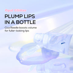 VT Cosmetics Reedle Shot lip plumper gloss on lips for high shine