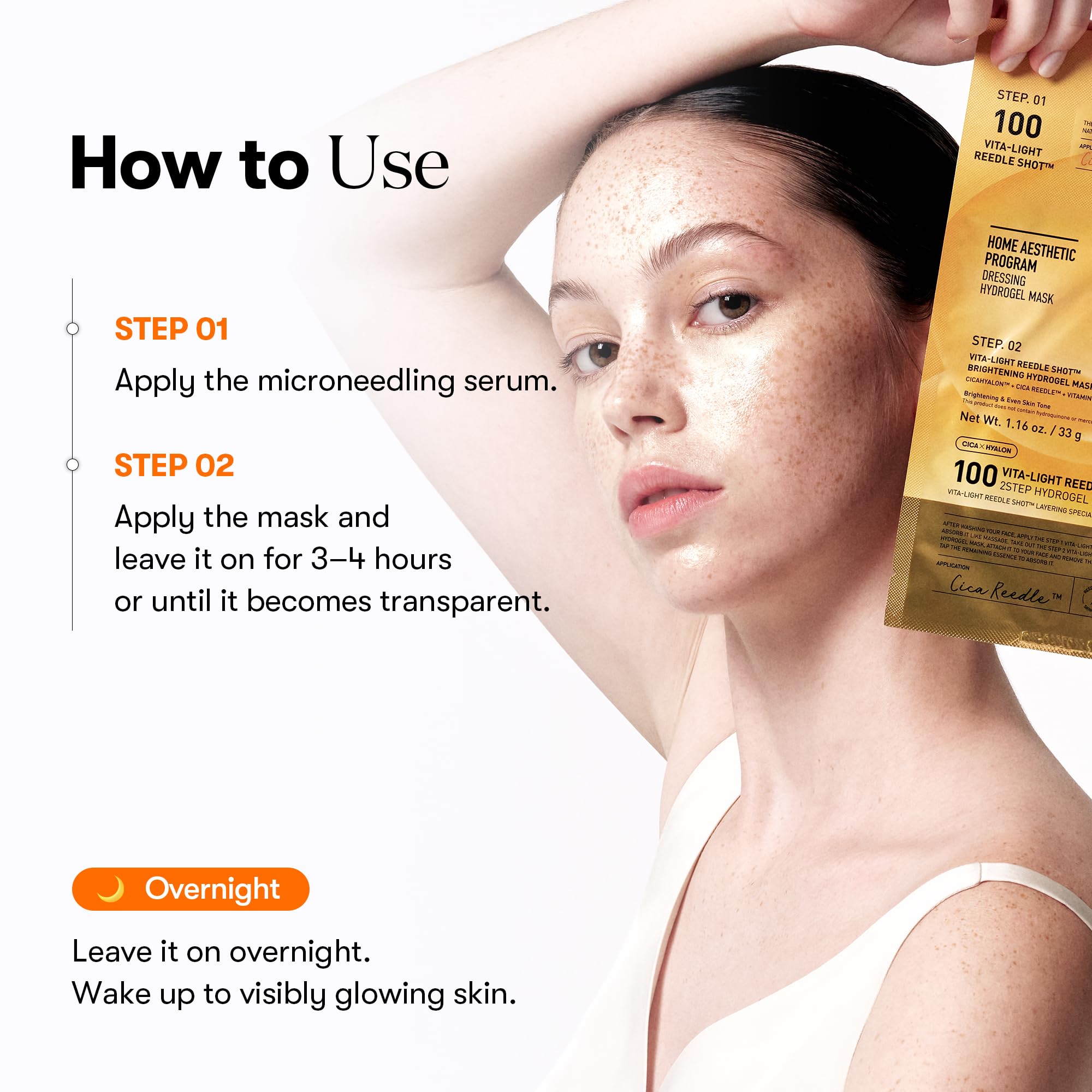 VT COSMETICS Vita-Light Reedle Shot glow and even skin texture after use