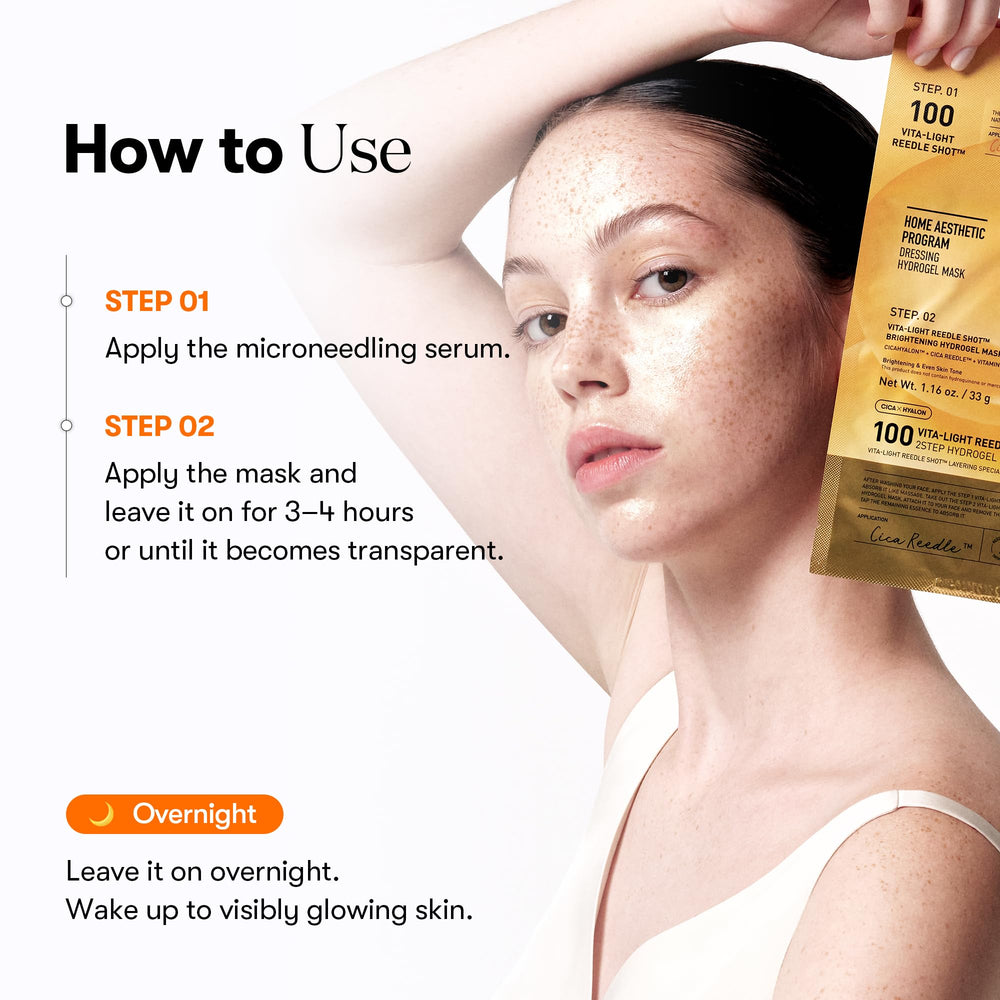 VT COSMETICS Vita-Light Reedle Shot glow and even skin texture after use