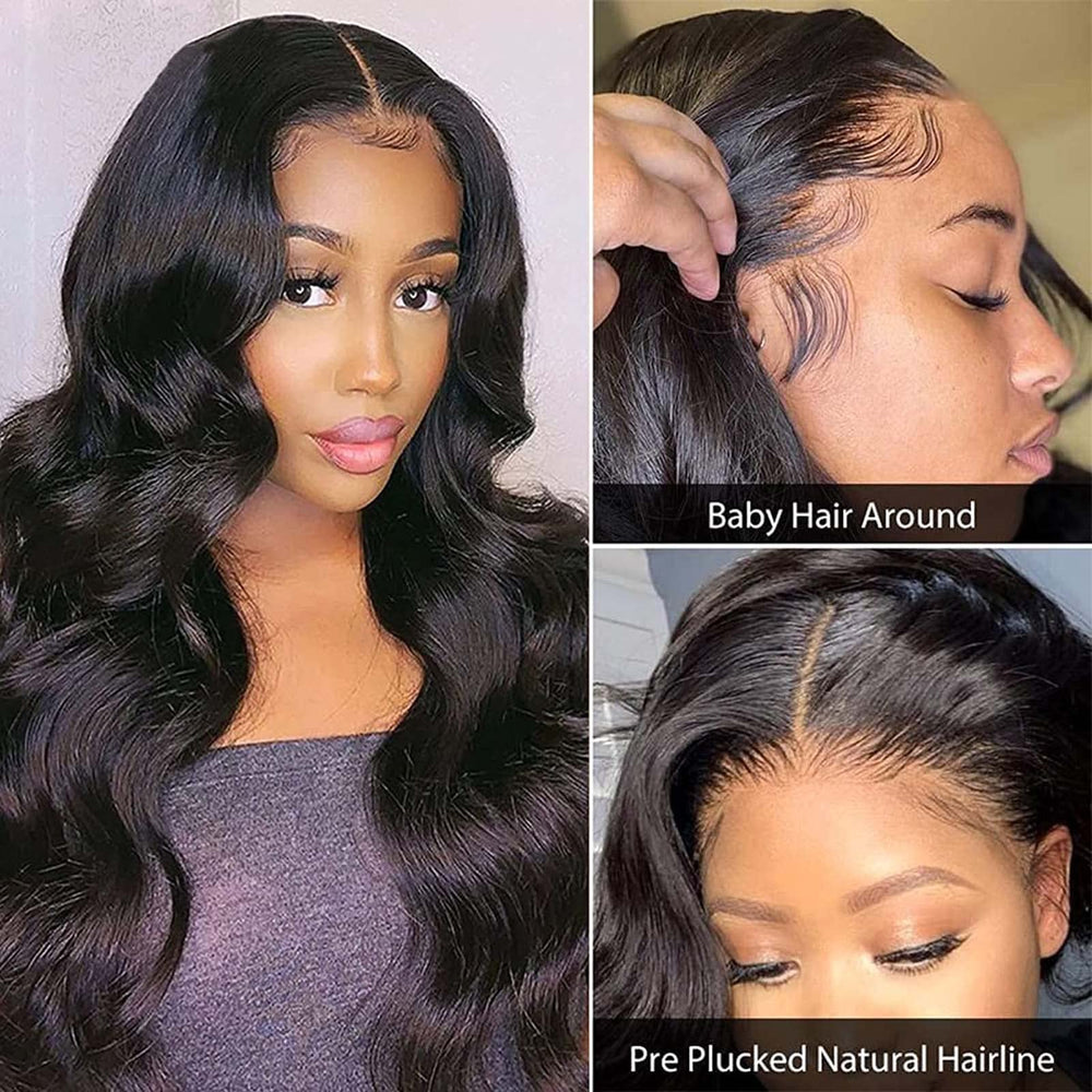 VTAOZI Brazilian virgin human hair provides silky texture close-up.