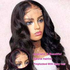 VTAOZI pre-plucked hairline with baby hairs for a realistic edge.
