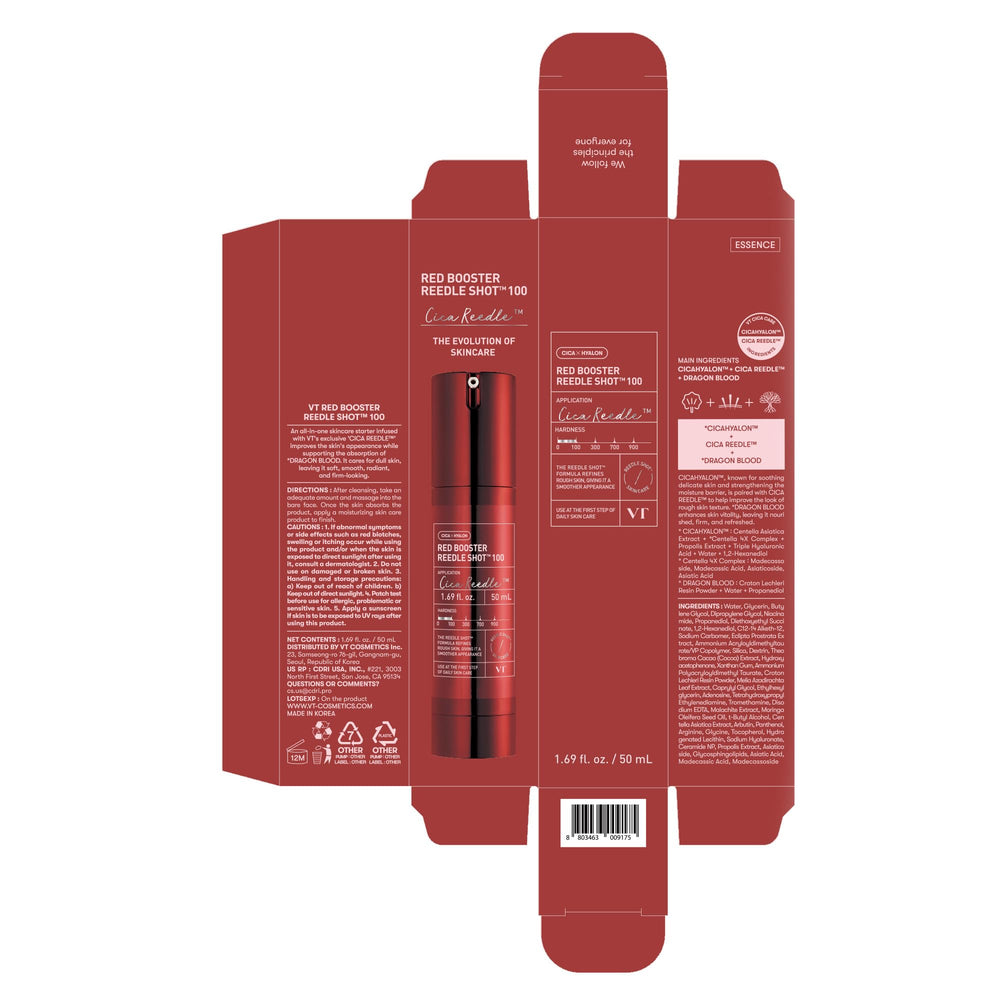 VT COSMETICS Tingle sensation micro silica highlights refreshing feel.