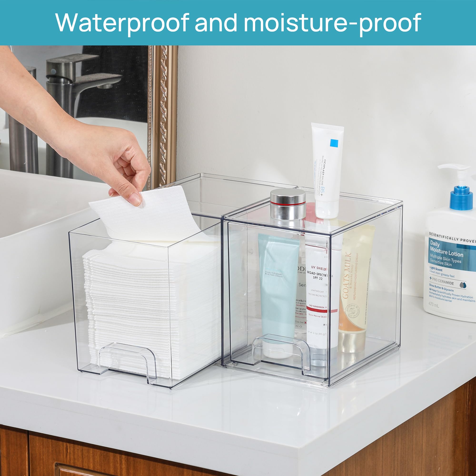 Vtopmart bottom non slip pads shown for stable, smooth use