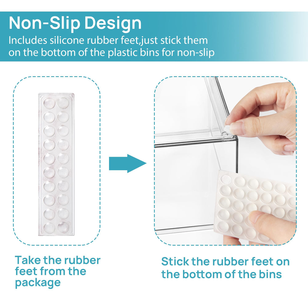 Vtopmart BPA-free plastic drawers with durable construction.