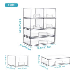 Vtopmart stackable drawers in bathroom vanity simplify cosmetics and personal care products
