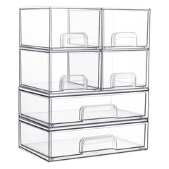 Vtopmart stackable drawers front view for tidy storage