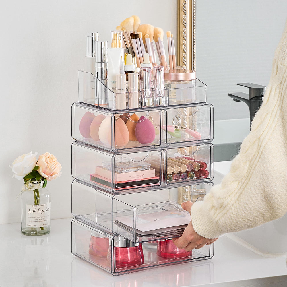 Vtopmart stylish durable makeup organizer complements modern spaces