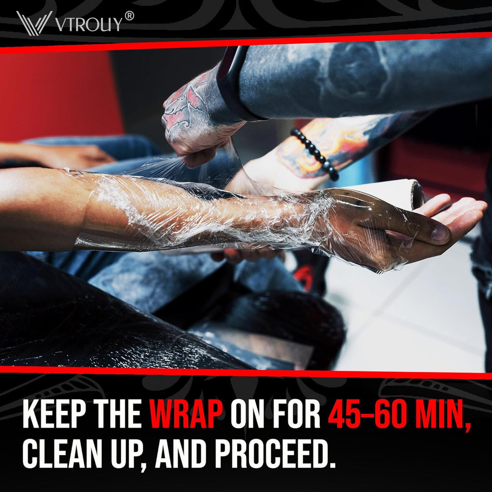 VTROUY Deep Numbing Cream demonstrates quick absorption on skin.