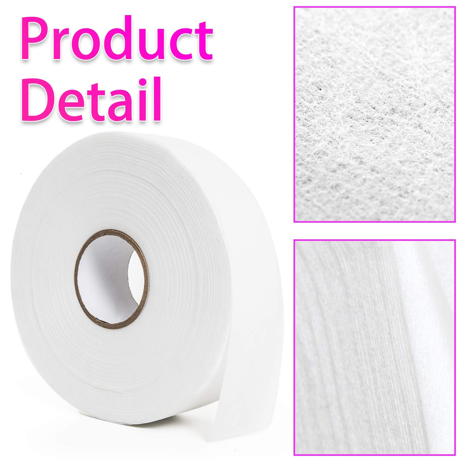 Vumdua wax strip roll closeup showing soft flexible fabric for precise grip