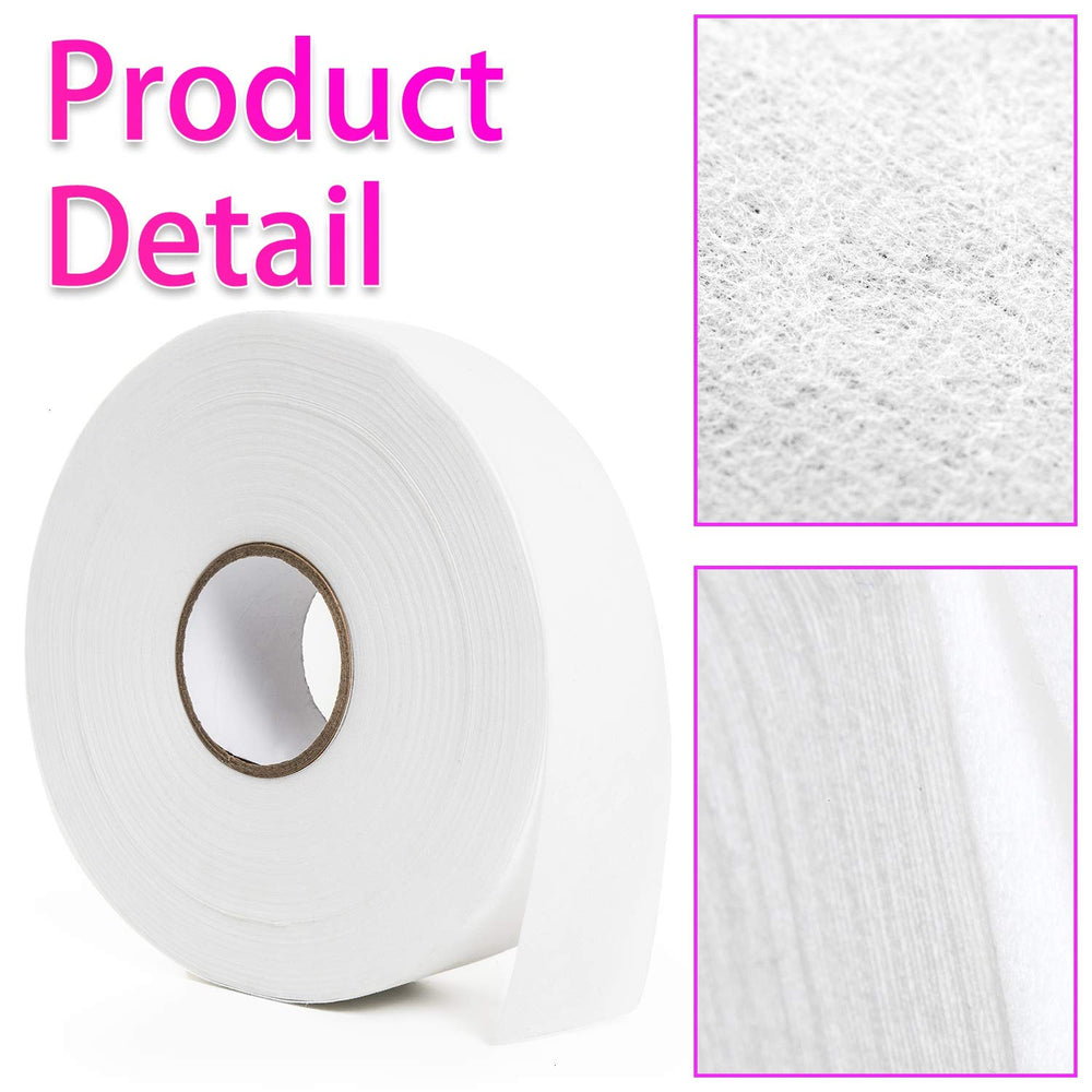 Vumdua wax strip roll closeup showing soft flexible fabric for precise grip