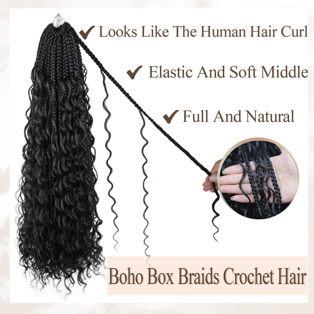 Vustbeauty lightweight and silky braids reduce weight feel while maintaining fullness and shine