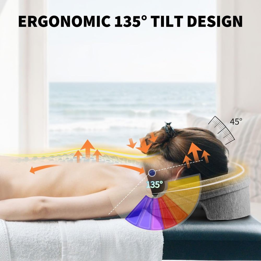 VVB included face cradle covers and ice silk cloth promote hygiene.