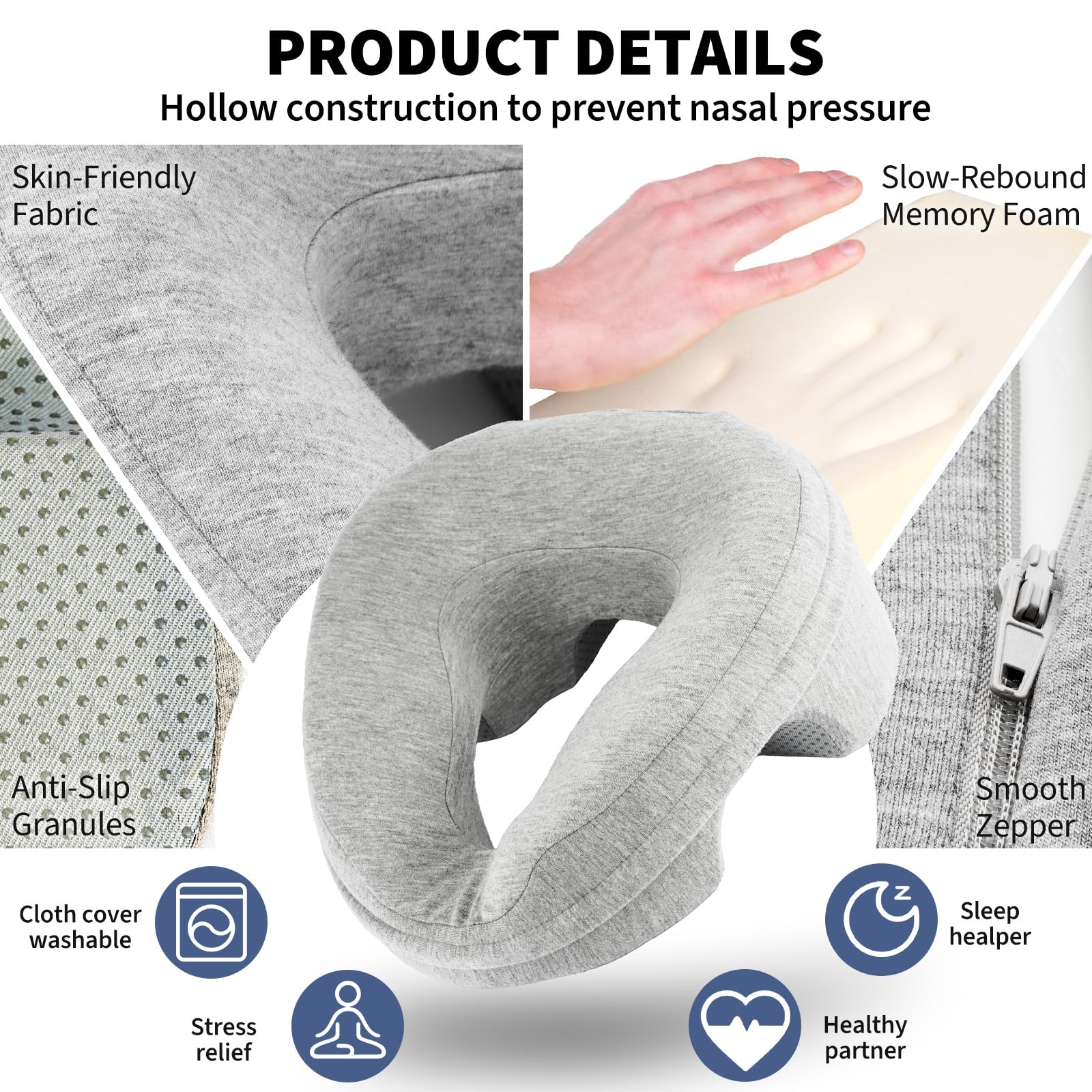 VVB removable washable cover simplifies cleaning between uses.