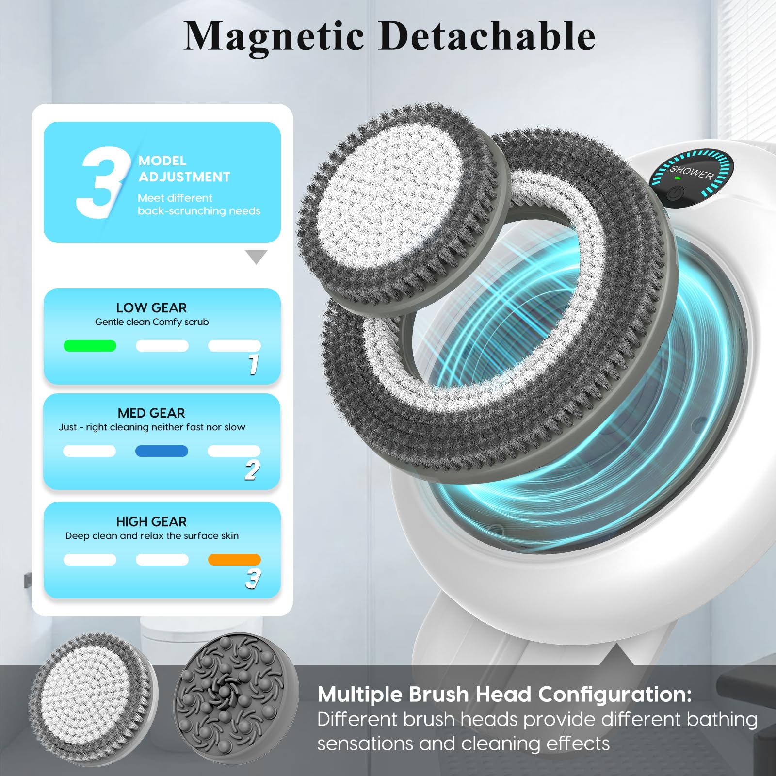 VWMYQ includes 50 disposable shower caps to prevent tangling.
