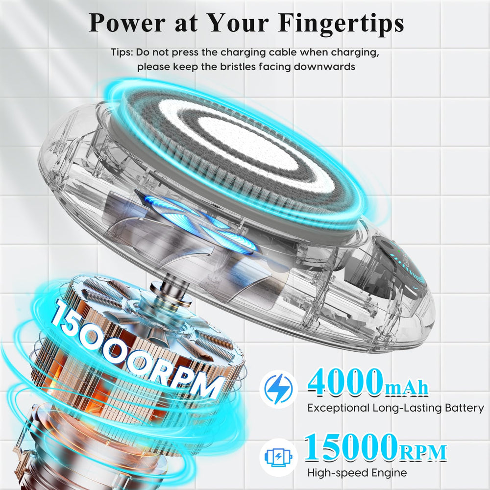 VWMYQ IPX7 waterproof design for safe shower use.