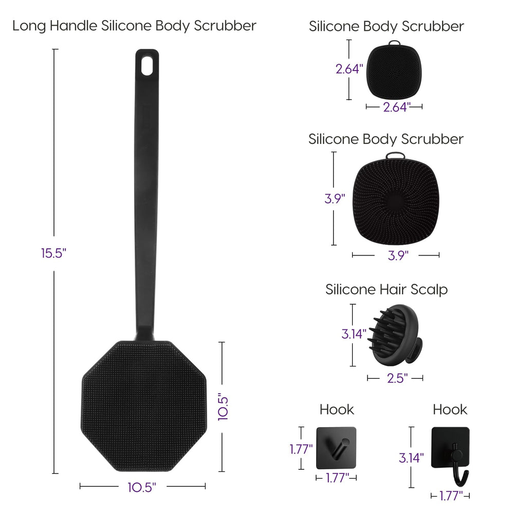 VWMYQ silicone face brush for pore cleansing and smoother complexion