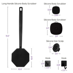 VWMYQ silicone face brush for pore cleansing and smoother complexion