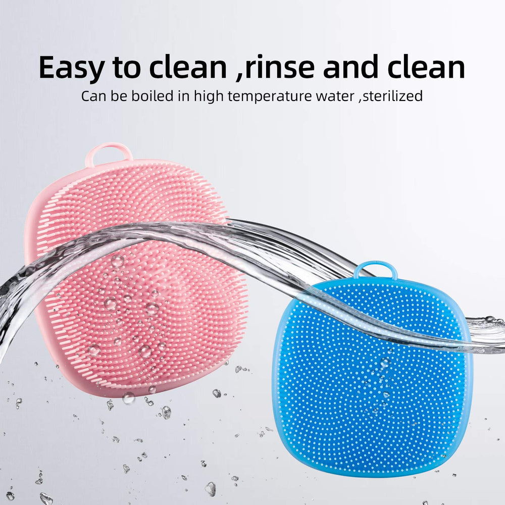 VWMYQ silicone bristles massage and exfoliate without harsh scrubbing
