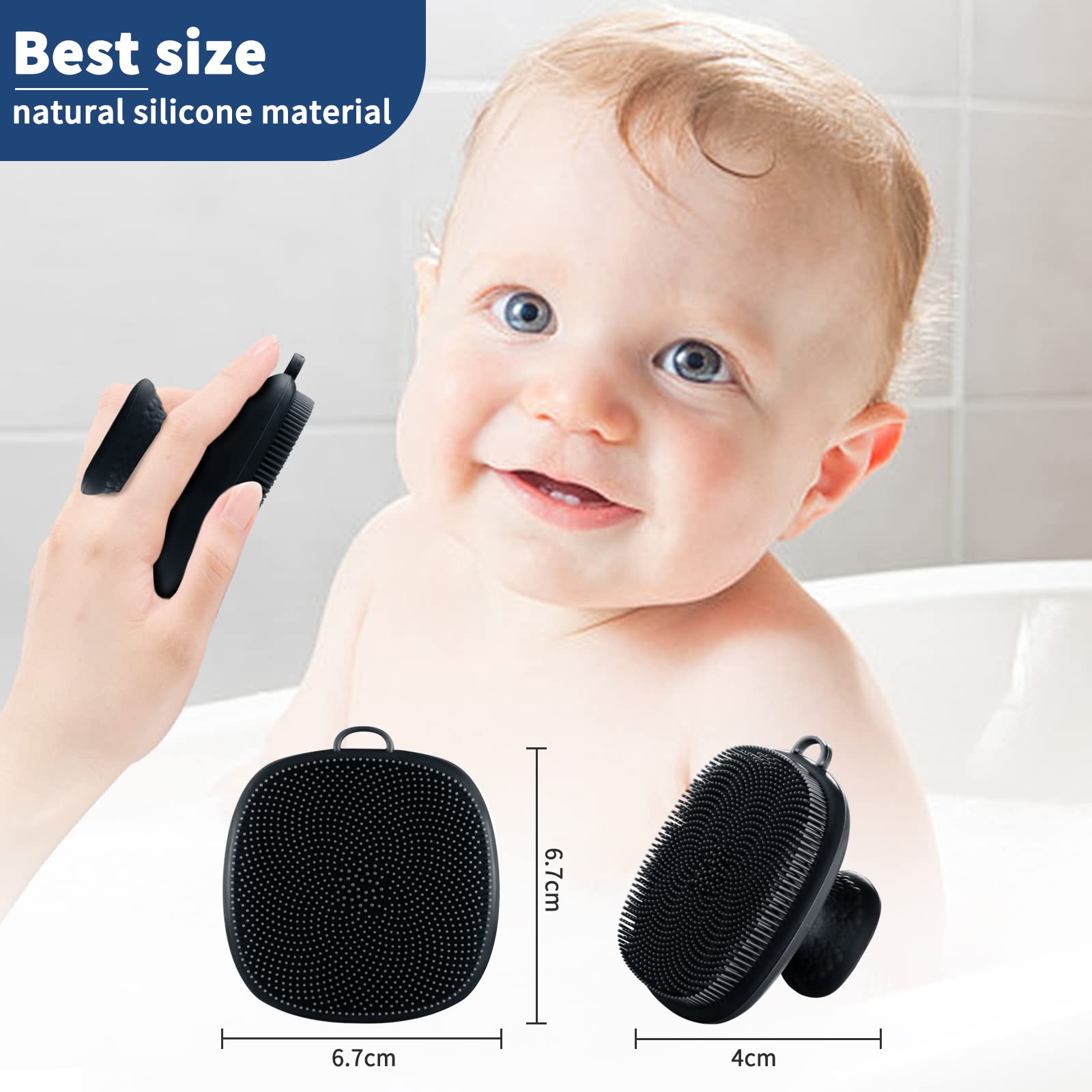 VWMYQ travel-friendly cleanser brush compact and easy to carry on trips