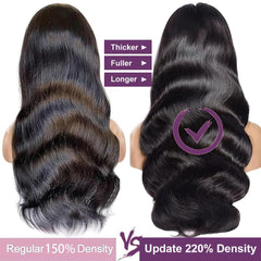 VXCVAE 220-density body wave demonstrates full salon-quality volume.