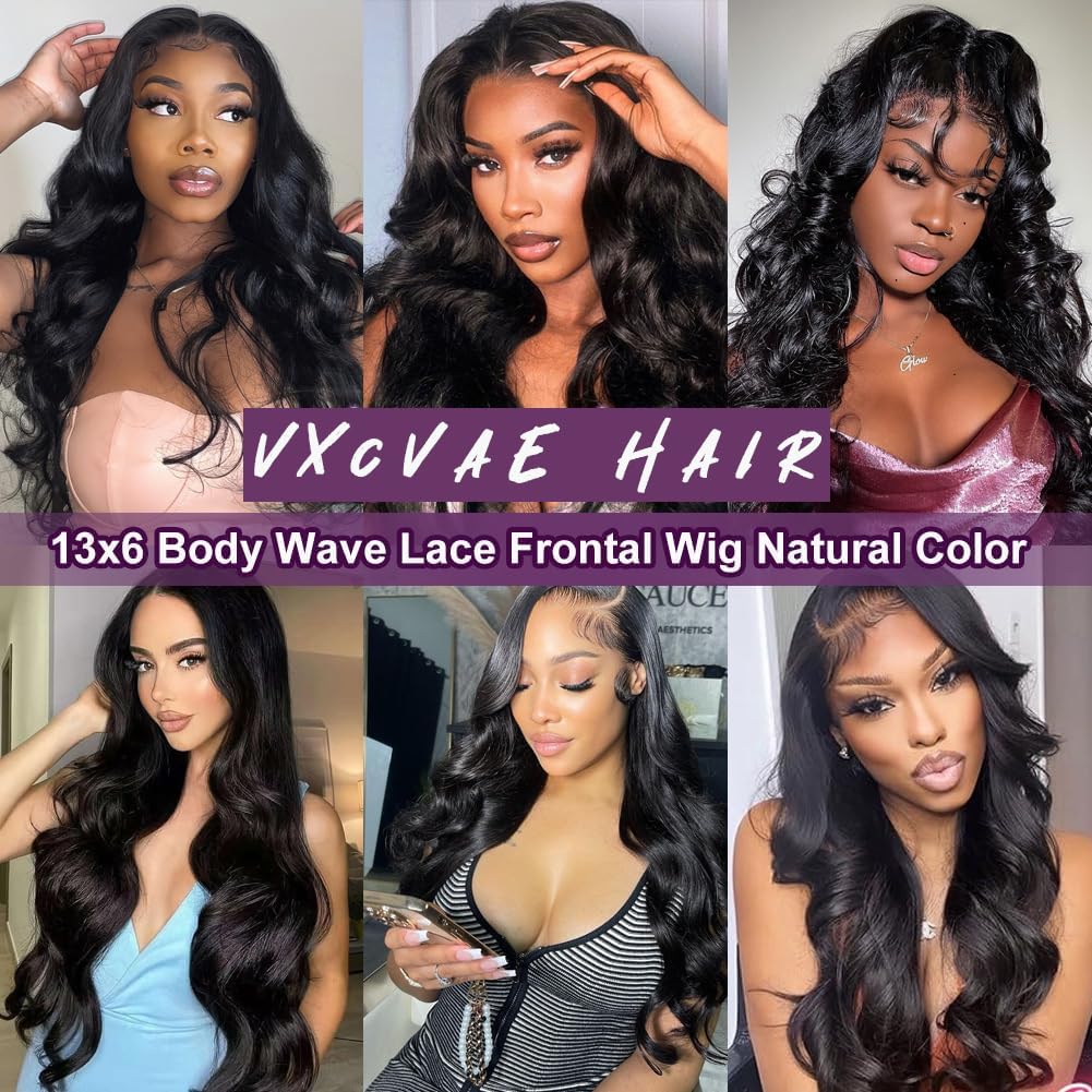 VXCVAE natural #1B black color appears subtle and heat-styling friendly.