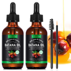 VXHDAG Batana Oil bottle shows pure formula for scalp nourishment and hair radiance.