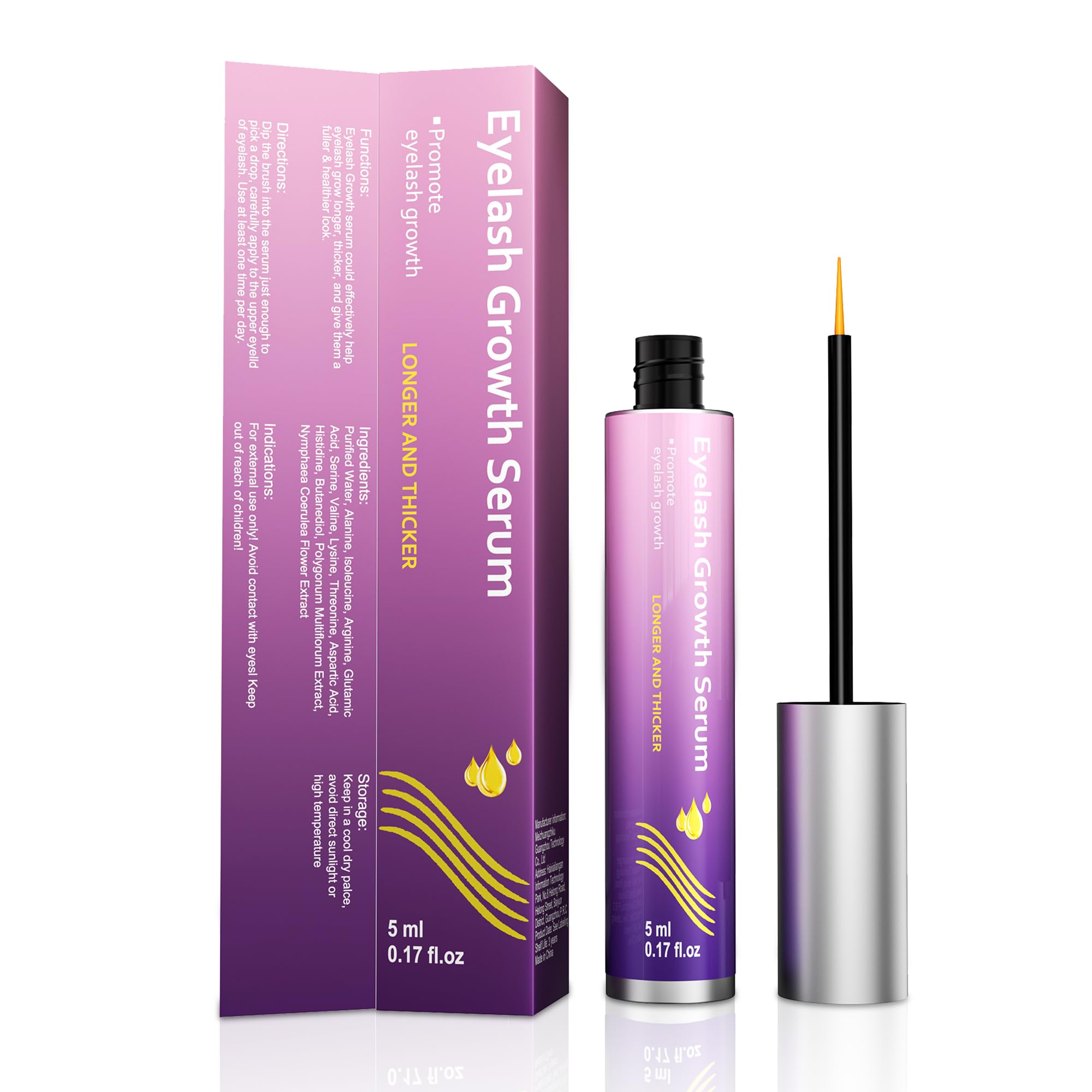 Vxzit lash serum bottle for easy nightly application and smoother lashes.