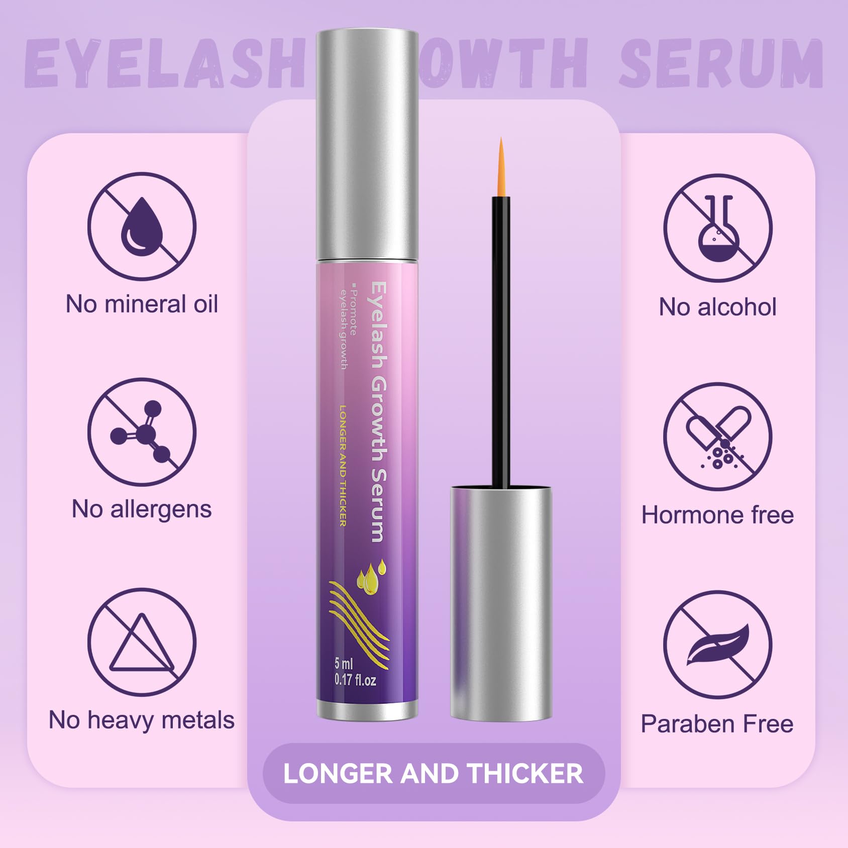 Vxzit vegan lash serum delivering hydrated, healthier-looking lashes.