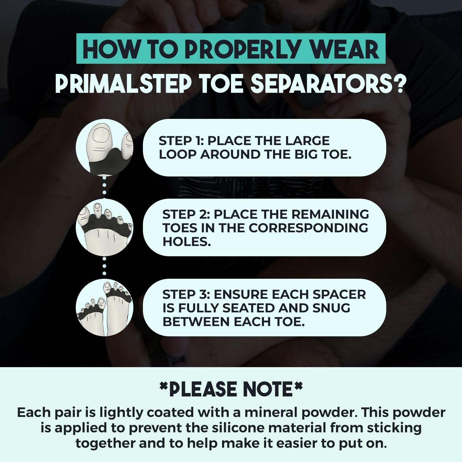 VYCE PrimalStep bunion-focused aid promotes toe spacing for daily comfort
