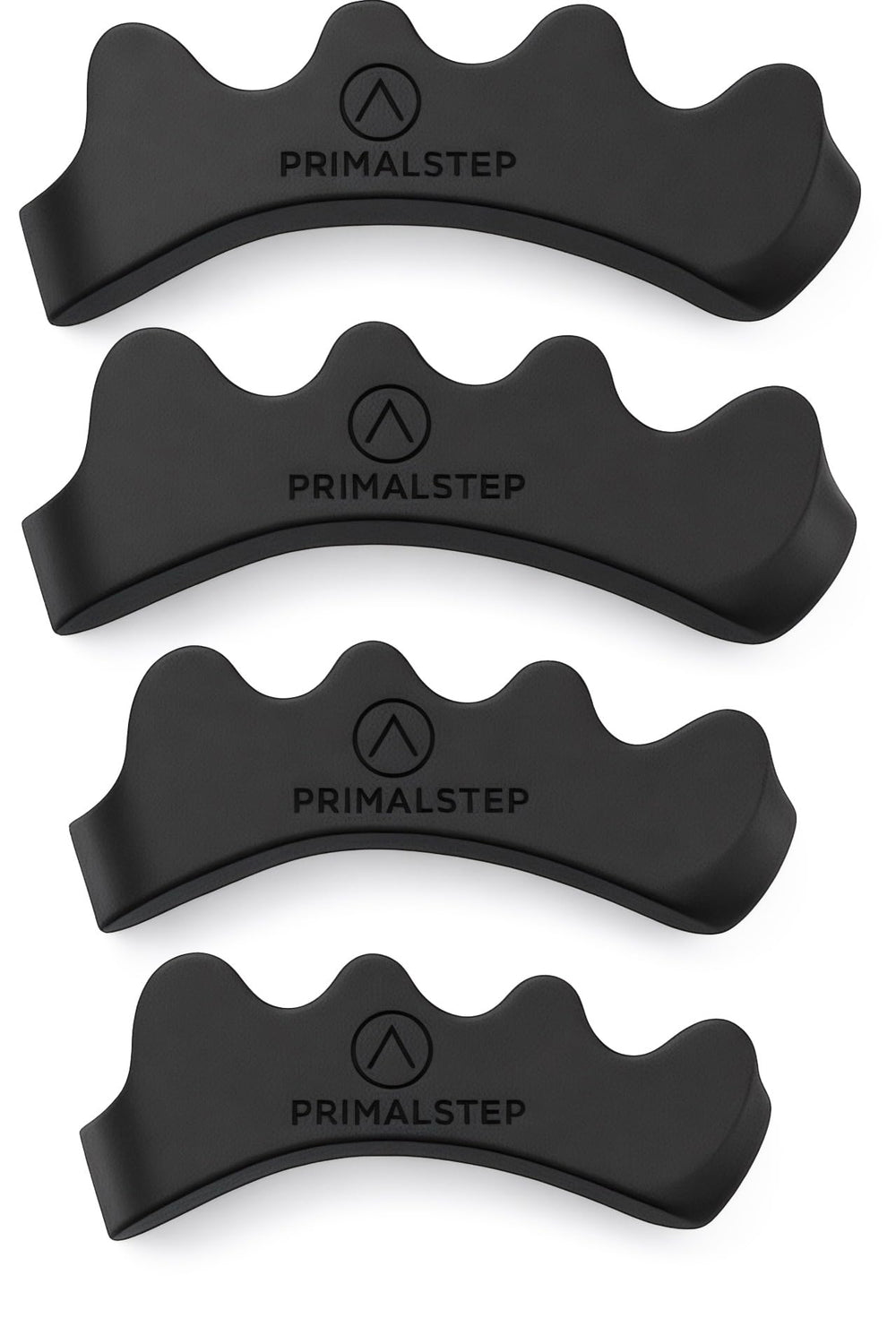 VYCE PrimalStep toe separators closeup showing flexible silicone for toe realignment