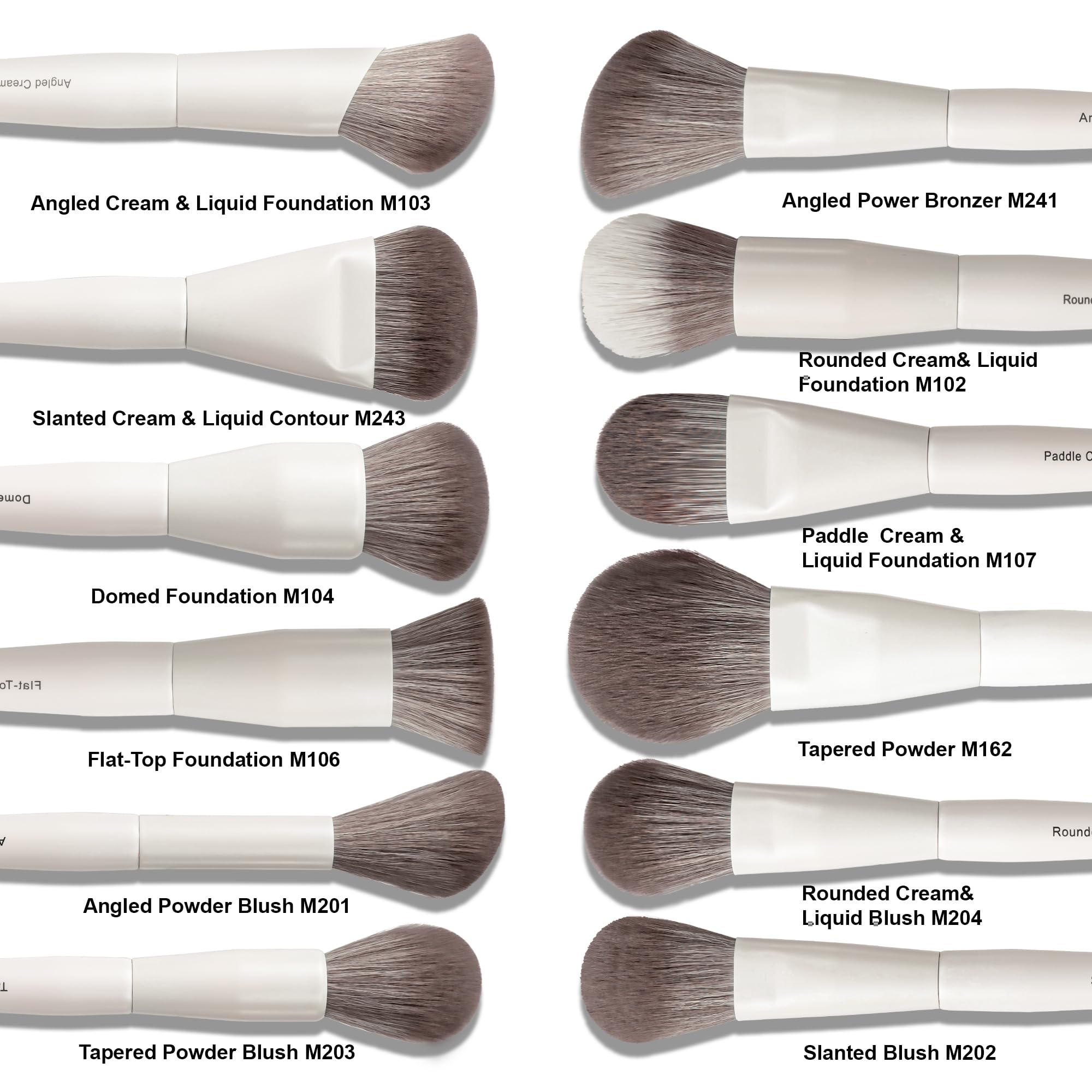 VYNESTRA powder brush designed for even, lightweight finishing.