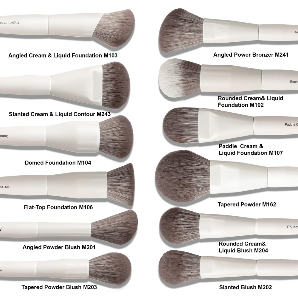 VYNESTRA powder brush designed for even, lightweight finishing.