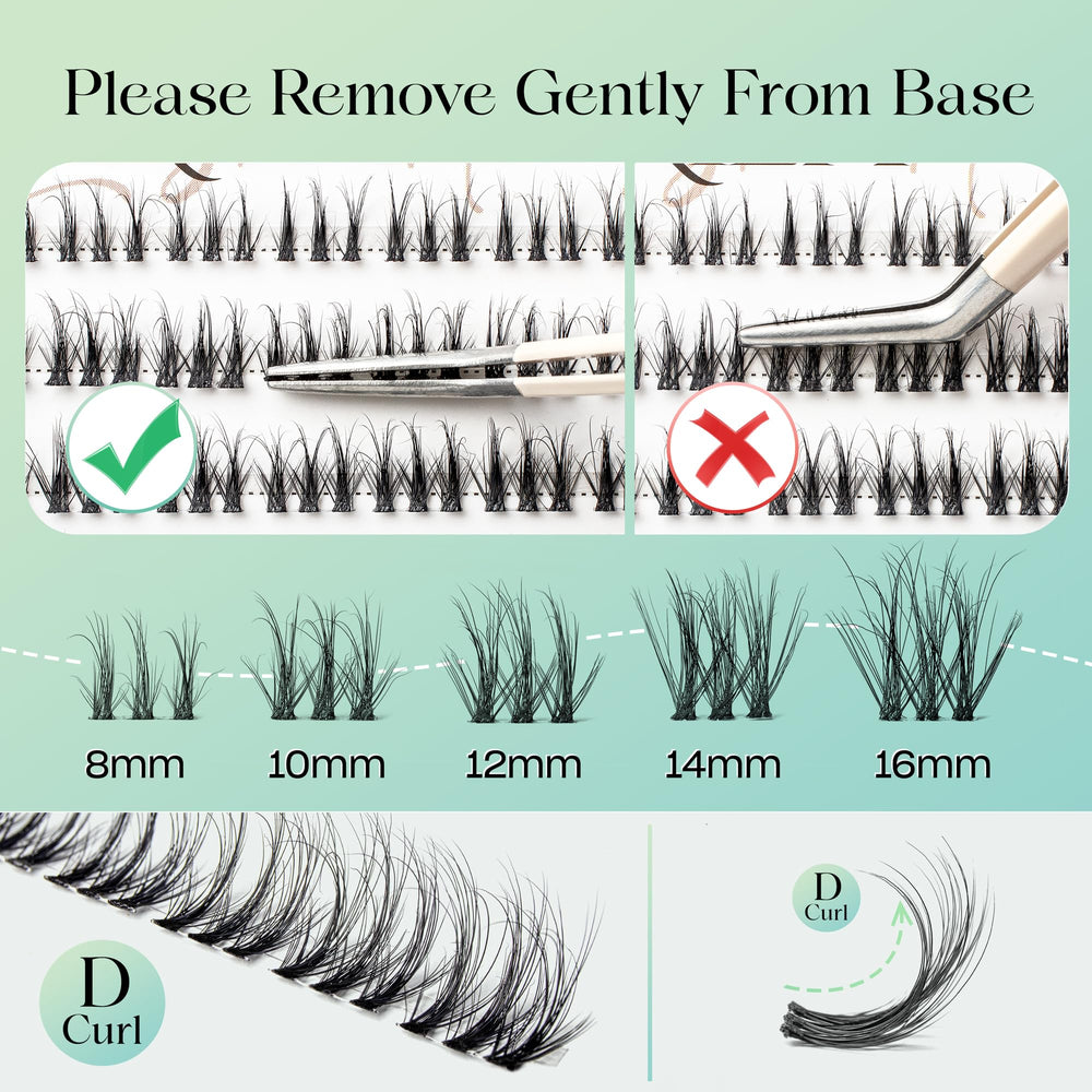 VYRILA 108pcs pack visuals for cost-effective lash options