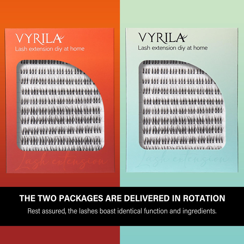VYRILA lash clusters water resistance test showing durability